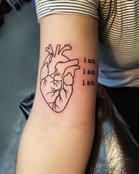 tattoo heart anatomical